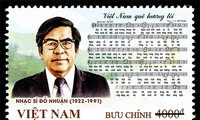Ausgabe der Briefmarke zum 100. Geburtstag von Komponisten Do Nhuan