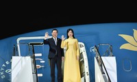 Staatspräsident Vo Van Thuong in Tokio eingetroffen