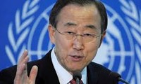 Sekjen PBB Ban Ki Moon mengimbau bantuan pasukan penjaga perdamaian