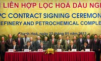 Acara penandatanganan kontrak EPC Proyek Nghi Son berlangsung di  Thanh Hoa.