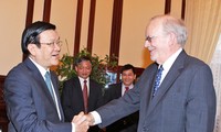 Presiden Vietnam, Truong Tan Sang menerima Direktur eksekutif Dana UNICEF
