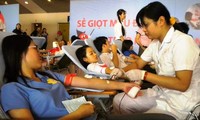 Temu pertukaran sehubungan dengan Hari Dunia memuliakan para donor darah