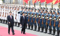 Jumpa pers tentang hasil kunjungan Presiden Vietnam Truong Tan Sang di Tiongkok