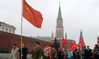 Upacara peringatan ultah ke-96 Revolusi Oktober Rusia