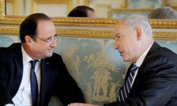 Presiden Perancis, Francois Hollande mengunjungi Israel