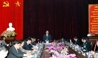 Deputi PM Vietnam, Vu Van Ninh melakukan kunjungan kerja di provinsi Dien Bien