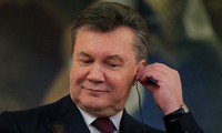 Presiden terpecat Ukraina melakukan jumpa pers di Rusia