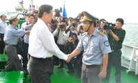 Pasukan pemeriksa laut menjamin pelaksanaan Undang-Undang mengenai hasil perikanan di laut Vietnam