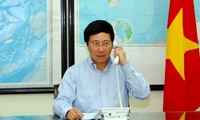 Deputi PM, Menlu Vietnam melakukank pembicaraan via telepon dengan Anggota Dewan Negara Republik Rakyat Tiongkok, Yang Jiechi