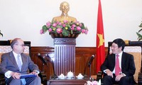 Deputi PM, Menlu Vietnam, Pham Binh Minh menerima Asisten Menlu AS urusan masalah-masalah Asia Timur dan Pasifik