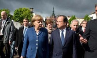 Perancis dan Jerman mengeluarkan pernyataan bersama sebelum referendum di Ukraina Timur berlangsung