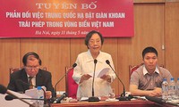 Dana Perdamaian dan Perkembangan Vietnam memprotes Tiongkok menempatkan anjungan pengeboran secara tidak sah