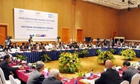 Pembukaan Forum badan usaha Vietnam di tengah-tengah masa bakti tahun 2014 di kota Hanoi