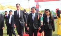 PM Belanda, Mark Rutte melakukan kunjungan kerja di kota Hai Phong
