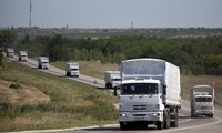Rusia: Iringan kendaraan bantuan meninggalkan Ukraina dengan kontanier kosong