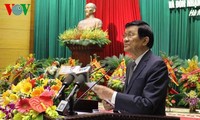 Presiden Truong Tan Sang menghadiri acara peringatan ultah ke-40 Hari Jadinya Departemen Umum Teknik (Kemlu Vietnam)