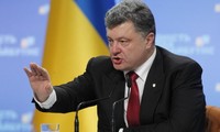 Presiden Petro Poroshenko: perang di Ukraina sedang berangsur-angsur berhenti