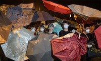 Polisi Hong Kong (Tiongkok) mengimbau kepada para demonstran supaya bekerjasama