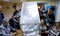 Hasil sementara pemilu Parlemen Ukraina angkatan ke-8 yang diselenggarakan lebih dini