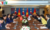Pembicaraa antara PM Vietnam, Nguyen Tan Dung dan Presiden Republik Korea, Park Geun-hye