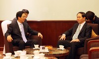 Menteri Keamanan Publik Vietnam, Tran Dai Quang menerima Duta Besar Tiongkok, Hong Xiaoyong