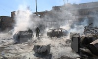 Pasukan koalisi melakukan serangan udara terhadap kilang minyak IS di Suriah
