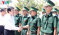 Presiden Vietnam, Truong Tan Sang melakukan kunjungan kerja di provinsi Binh Thuan