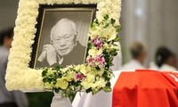 PM Vietnam, Nguyen Tan Dung menghadiri acara pemakaman mantan PM Singapura, Lee Kuan Yew