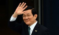 Presiden Vietnam, Truong Tan Sang menghadiri Konferensi Tingkat Tinggi Asia-Afrika di Indonesia