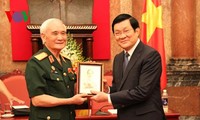 Presiden Vietnam, Truong Tan Sang melakukan pertemuan dengan Badan Penghubung medan perang kawasan Tay Nguyen