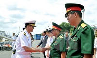 Kapal Angkatan Laut Republik Korea mengunjungi kota Ho Chi Minh