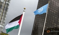 Palestina untuk pertama kalinya melakukan upacara bendera di PBB
