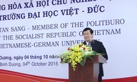 Presiden Vietnam, Truong Tan Sang mengunjungi Universitas Vietnam-Jerman