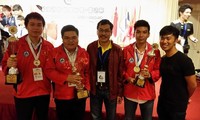 Pemain igo Do Khanh Binh merebut juara pada pertandingan igo Asia Tenggara