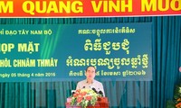 Badan Pengarahan Daerah Nam Bo Barat melakukan pertemuan sehubungan dengan Hari Raya Chol Chnam Thmay