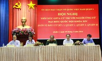  Aktivitas kontak dengan para pemilih dan kampanye pemilihan di kota Hanoi dan kota Ho Chi Minh