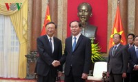Presiden Vietnam, Tran Dai Quang menerima Anggota Dewan Negara Tiongkok, Yang Jiechi