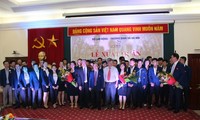 Acara pemberangkatan pasukan rombongan Vietnam peserta Ujian Ketrampilan ASEAN yang ke-11 tahun 2016
