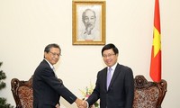 Deputi PM Vietnam, Pham Binh Minh menerima Dubes Jepang di Vietnam, Hiroshi Fukada