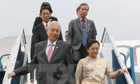 Presiden Republik Federasi Myanmar dan Istri memulai kenegaraan di Vietnam