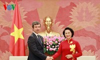 Ketua MN, Nguyen Thi Kim Ngan menerima Menteri Hukum Italia, Andrea Orlando