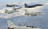 Angkatan Udara Republik Korea-AS melakukan latihan perang dengan skala besar