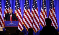 Presiden terpilih AS, Donald Trump mengadakan jumpa pers pertama