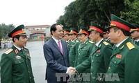 Presiden Vietnam, Tran Dai Quang mengunjungi Markas KOMANDO Daerah Militer IV provinsi Nghe An