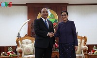 PM Vietnam, Nguyen Xuan Phuc lakukan pertemuan dengan para Pemimpin Partai dan Negara Laos