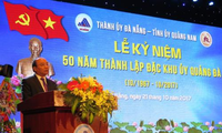 PM Vietnam, Nguyen Xuan Phuc menghadiri acara peringatan ultah ke-50 Komite Partai Zona Istimewa Quang Da