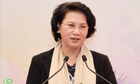 Ketua MN, Nguyen Thi Kim Ngan menerima delegasi Parlemen Federasi Rusia