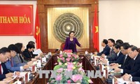 Ketua MN Vietnam, Ibu Nguyen Thi Kim Ngan melakukan kunjungan kerja di Provinsi Thanh Hoa