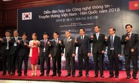 Badan usaha teknologi, informasi dan komunikasi Vietnam dan Republik Korea menandatangani 4 permufakatan kerjasama