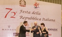 Memperingati ultah ke-45 Penggalangan hubungan diplomatik Italia-Vietnam